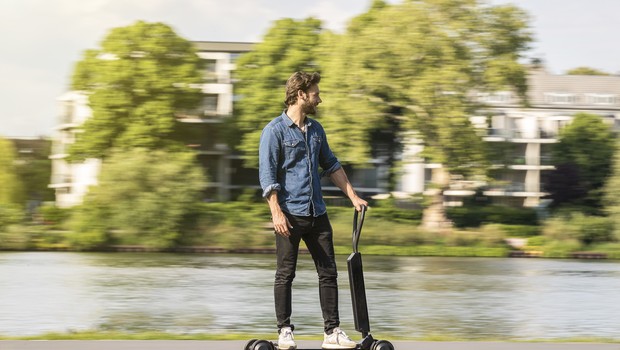 O e-tron scooter, patinete elétrico da Audi (Foto: Divulgação)