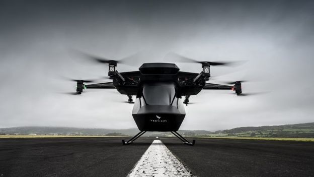 BBC: Vários rotores adicionam um nível extra de segurança às aeronaves eVTOL (Foto: VERTICAL AEROSPACE VIA BBC)