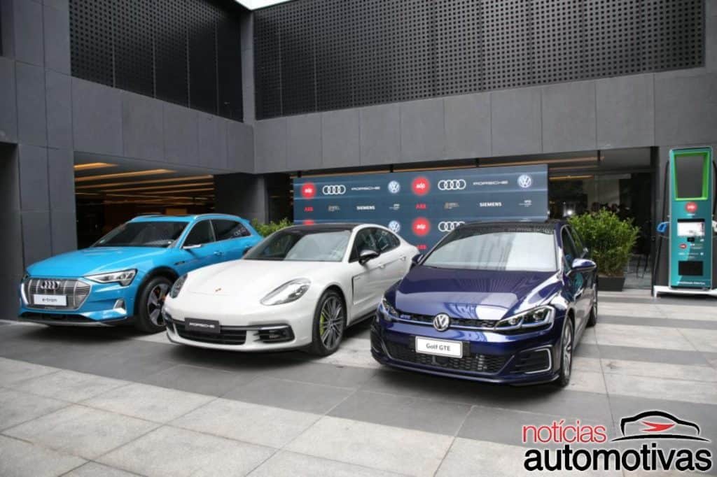 VW, Audi e Porsche vão instalar pontos de recarga de elétricos em SP  