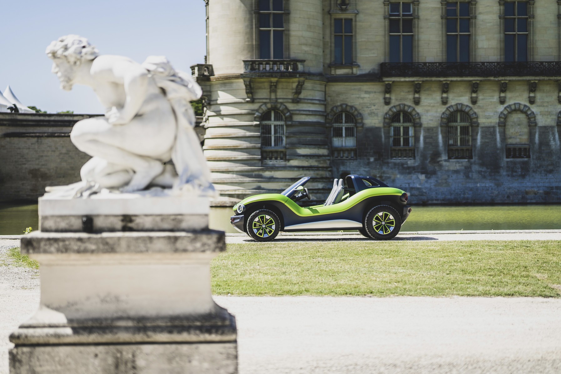 O ID.Buggy, elétrico recentemente anunciado pela Volkswagen (Foto: Divulgação)