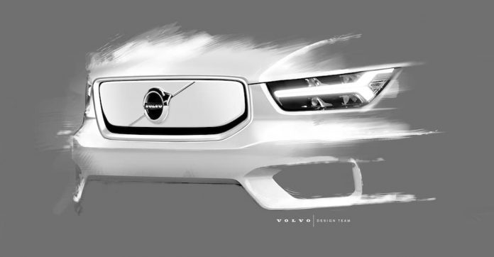 Volvo XC40 EV design imagens carro elétrico