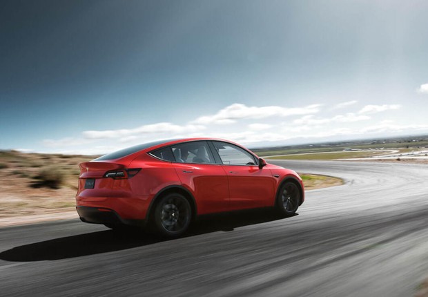 Model Y, novo carro elétrico da montadora Tesla (Foto: Divulgação/Tesla)