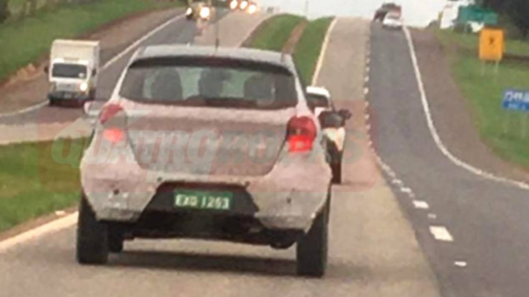 Flagra: Ford EcoSport de nova geração surge usando Ka “bombado” como mula