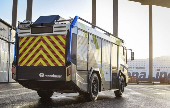 Concept Fire Truck: O carro de bombeiros elétrico com 476 cavalos