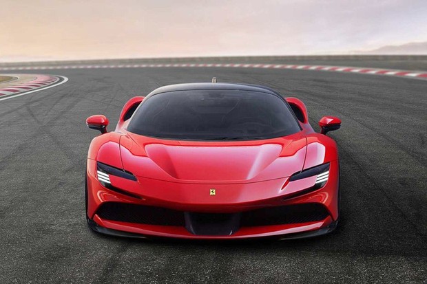 Ferrari SF90 Stradale: para tornar um carro híbrido, são 250 kg a mais (Foto: Divulgação)