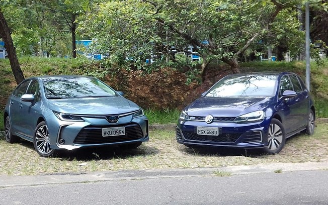 Toyota Corolla Hybrid x VW Golf GTE: uma briga eletrizante