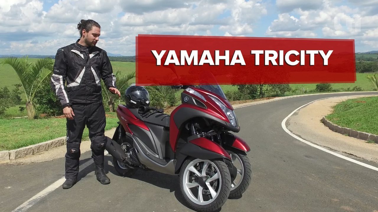 Yamaha Tricity: scooter de 3 rodas se inclina como moto