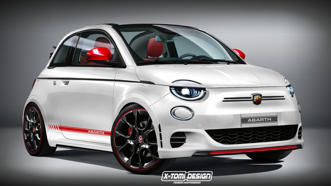 ABARTH 595e: ASSIM PODERIA SER O ELÉTRICO COM O EMBLEMA DO ESCORPIÃO