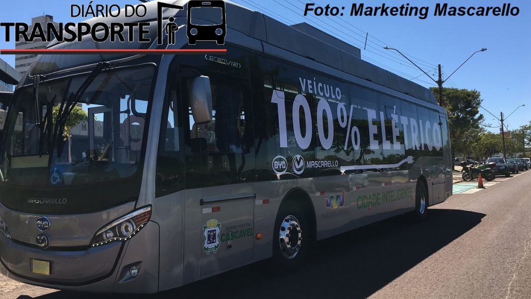 Mascarello realiza testes de ônibus elétrico em parceria com a BYD