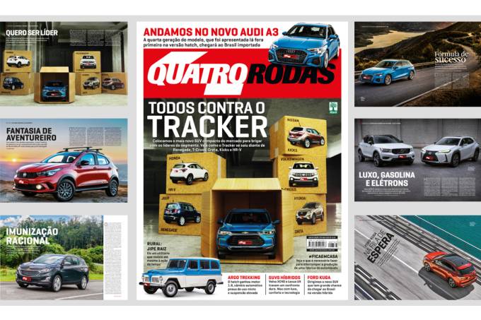 QUATRO RODAS de maio: Tracker enfrenta SUVs líderes de mercado