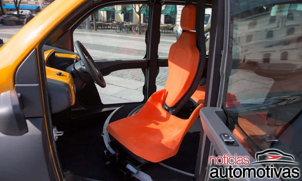 ACM City eTaxi é um projeto para táxi elétrico com baterias modulares 