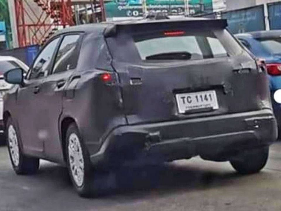 O protótipo do SUV Corolla Cross é visto na Tailândia: produção no Brasil