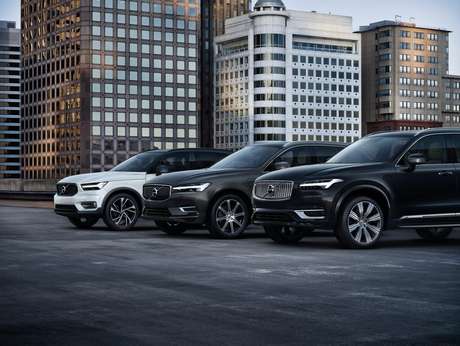 Linha XC da Volvo: três modelos SUV com sistema híbrido plug-in.