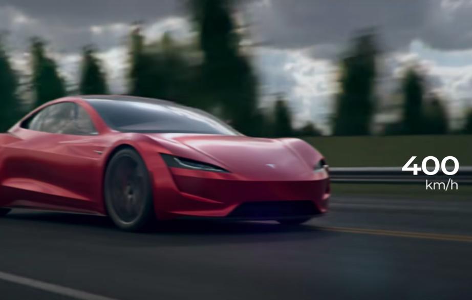 Vídeo conceito mostra aceleração insana do novo Tesla Roadster; assista