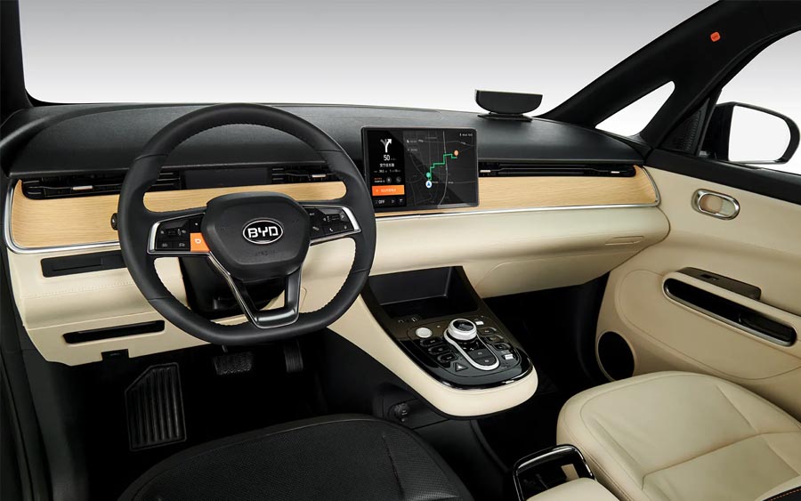 Interior do BYD D1