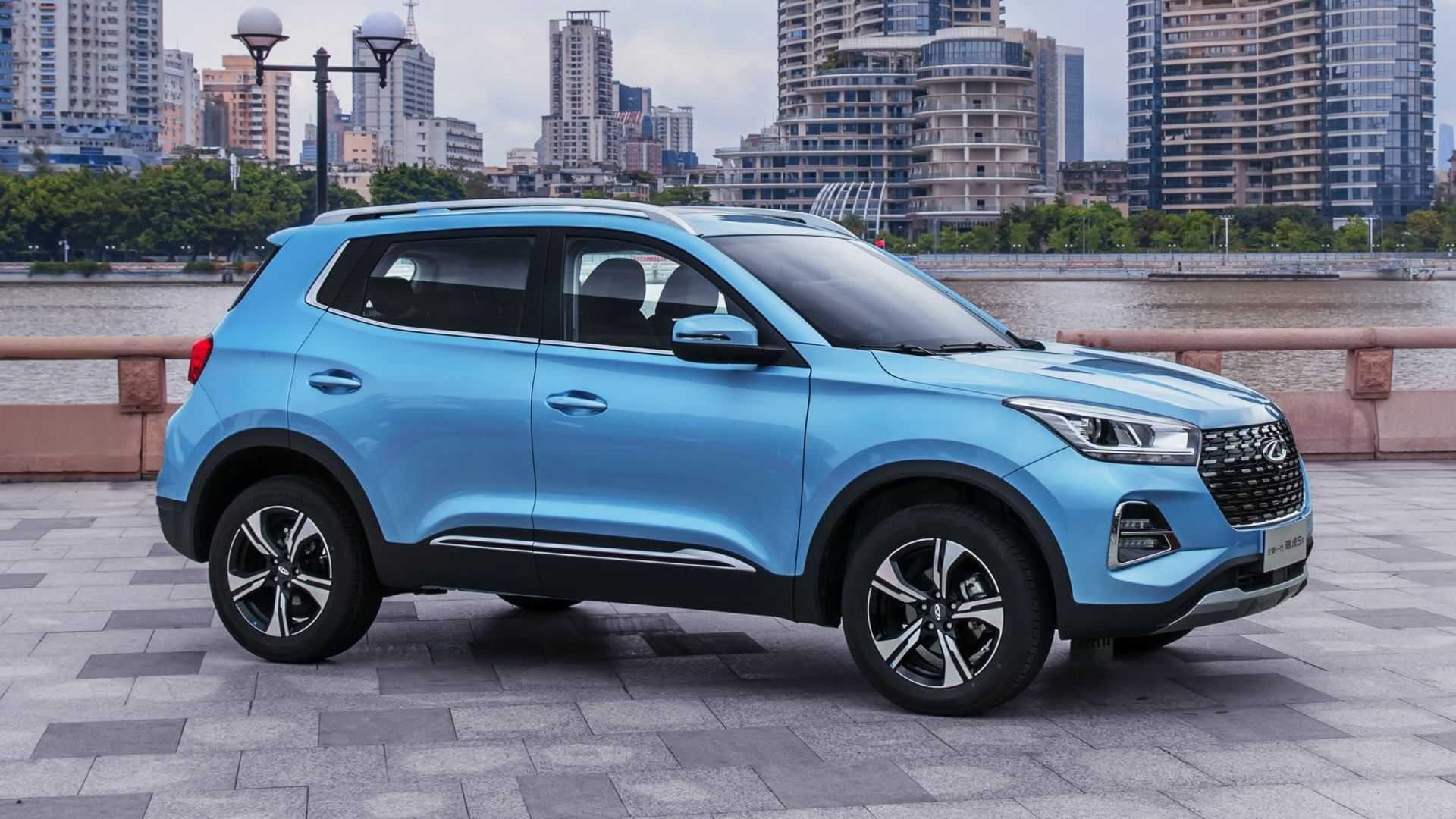 chery tiggo 5x reestilizado azul lateral