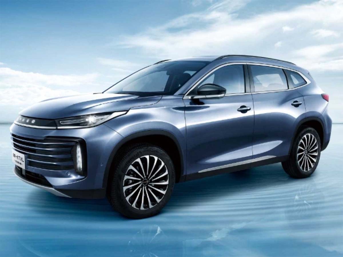 exeed txl azul lateral suv premium chines