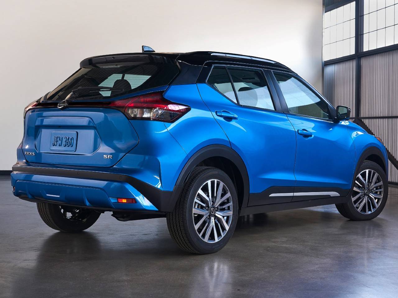 Traseira do novo Nissan Kicks 2021.