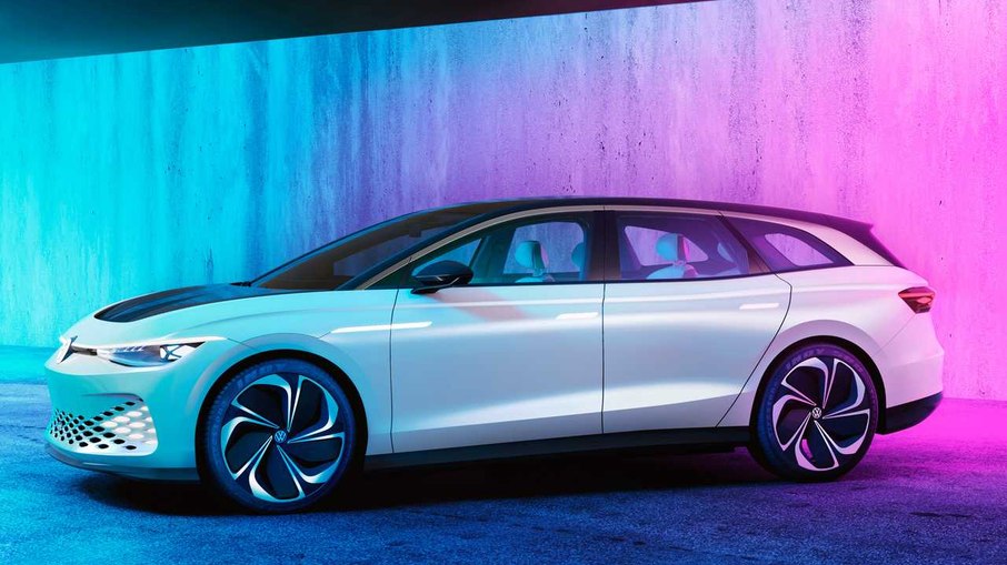 Conceito Space Vizzion antecipou a futura perua elétrica da Volkswagen; produção foi confirmada no ano passado