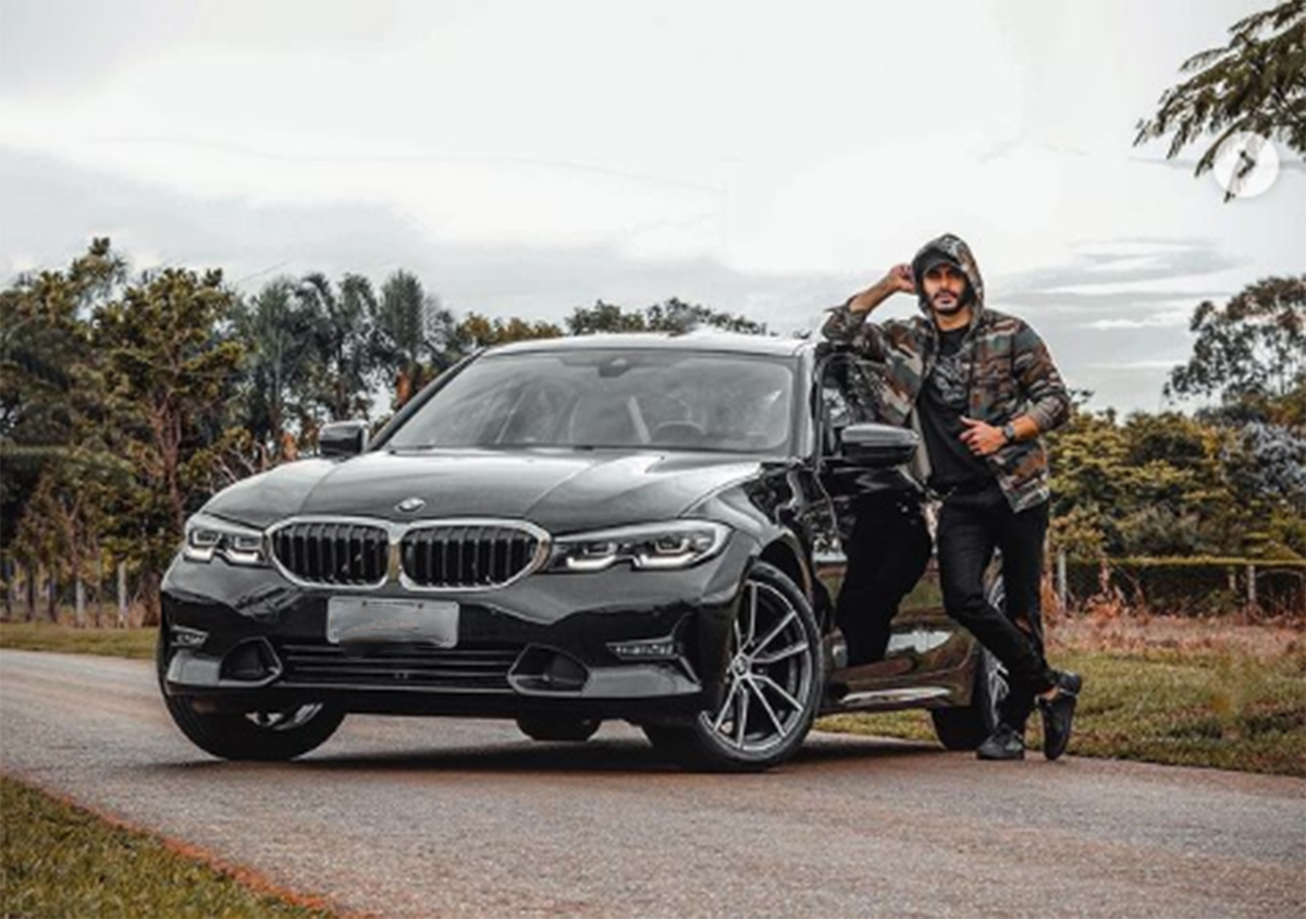 bmw serie 3 do cantor sertanejo rodolffo, participante do BBB 21