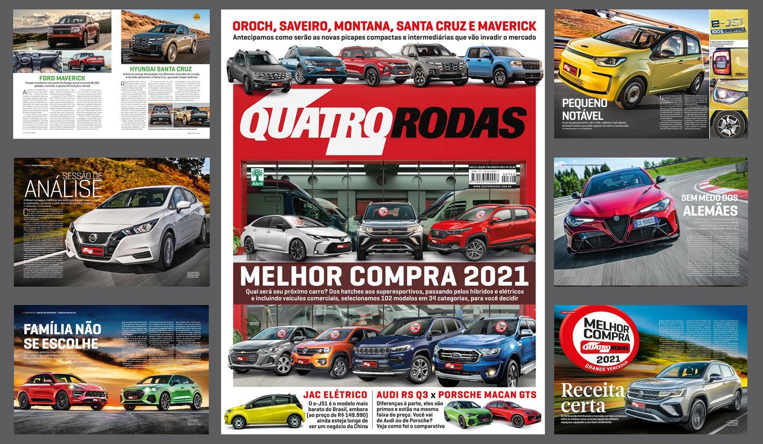 Capa quatro rodas 748 agosto 2021