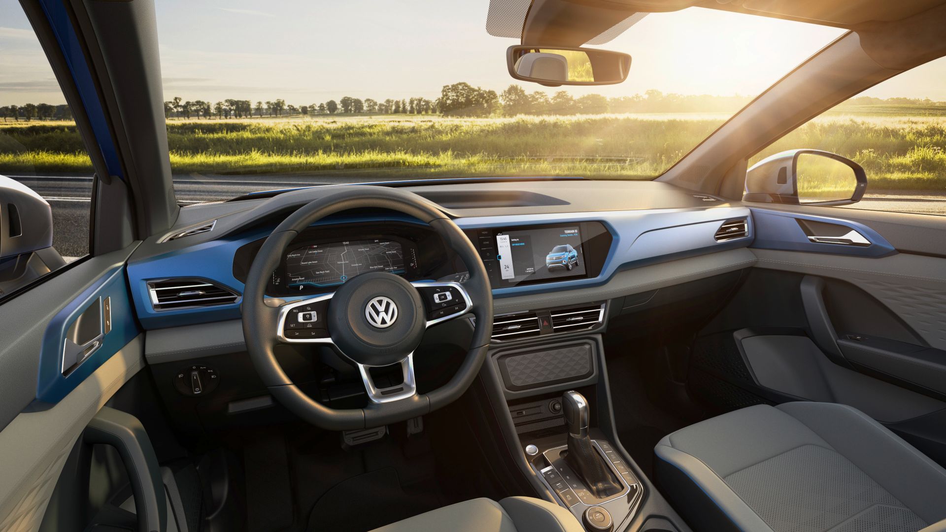 volkswagen tarok concept interior painel