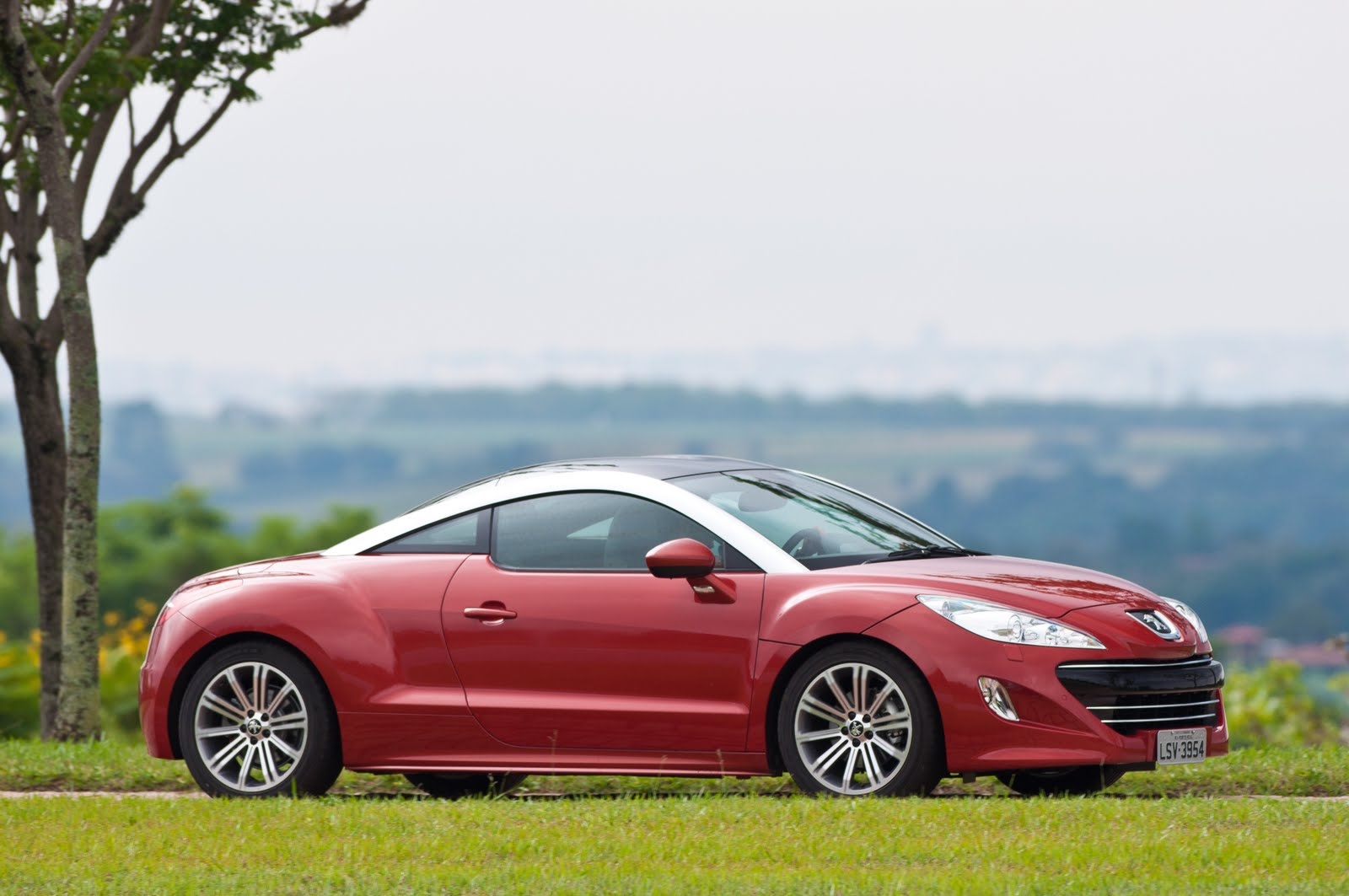 peugeot rcz 2012 vermelho lateral