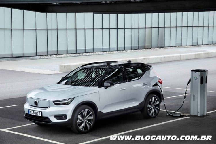 Volvo XC40 Electric lidera em vendas de carros elétricos no País