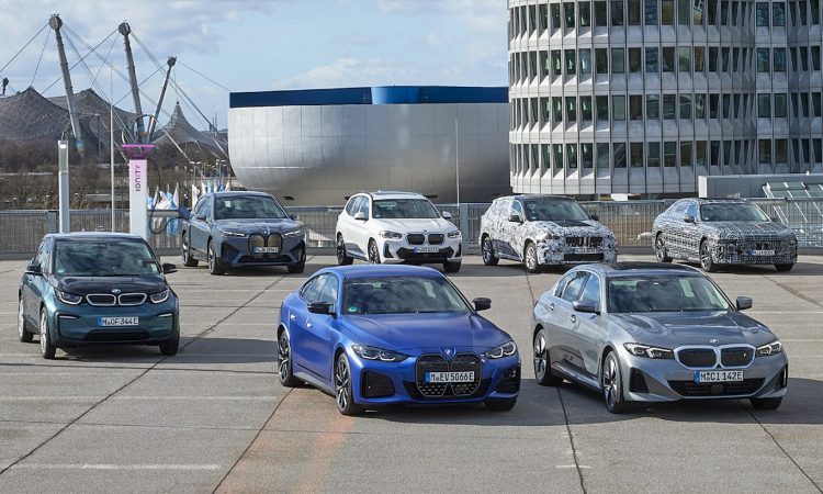 Linha de elétricos BMW [divulgação]