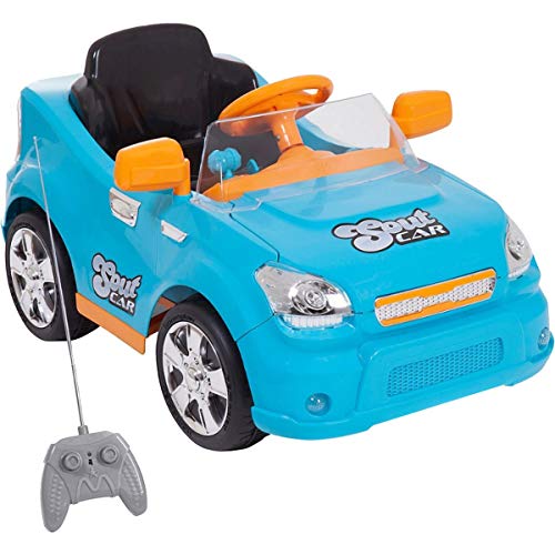 Xplast, Carro Elétrico Soult com Rádio Controle, Azul