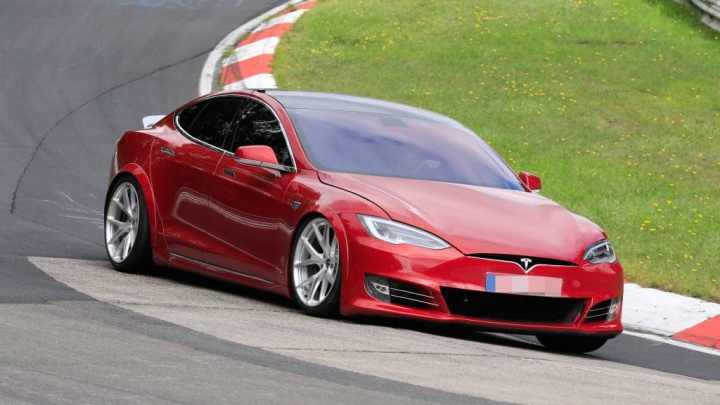 Tesla Model S Nürburgring Porsche elétricos