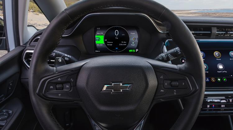 Chevrolet Bolt EV 2023 painel fechada - Divulgação - Divulgação